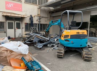 愛知県日進市　倉庫の解体撤去